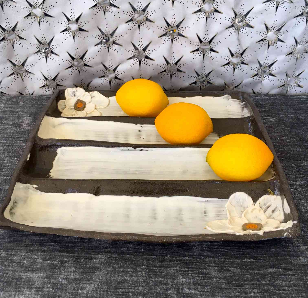 Deviled Egg Serving Plate in Summer White